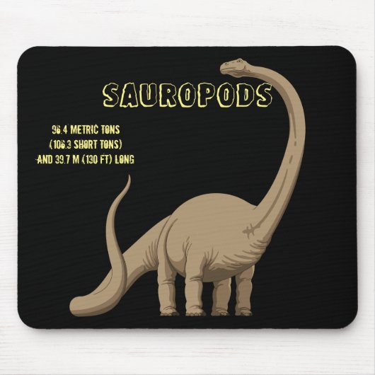 Sauropods Dinosaur Mousepad (Vorne)