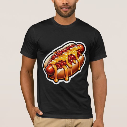 SAUSAGE-CHILI-KÄSE-HUND 5 T-Shirt (Vorderseite)