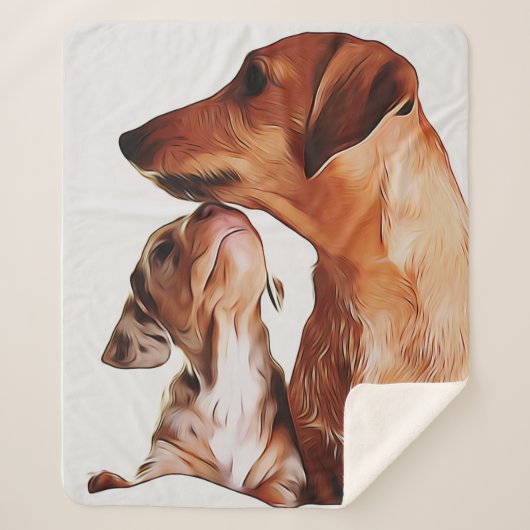 Sausage Dog Puppies 7 Weeks Dachshund Birthday Pos Sherpadecke (Vorderseite)