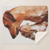 Sausage Dog Puppies 7 Weeks Dachshund Birthday Pos Sherpadecke (Vorderseite (Horizontal))