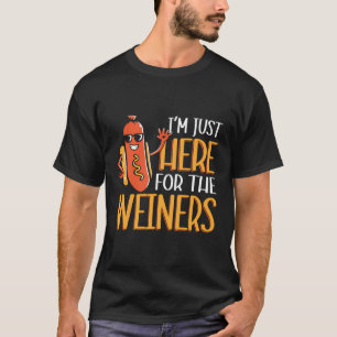 Sausage Funny bin ich gerade hier für die Dackeln  T-Shirt