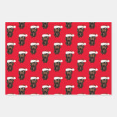 Sausage Hund Weihnachtswrapping Papier (Vorderseite 2)