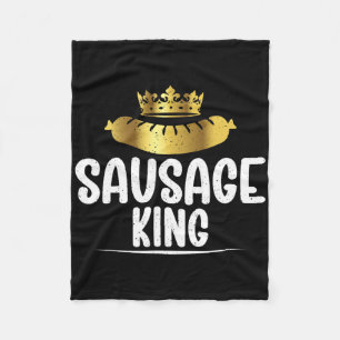 Sausage King Grillen Fleecedecke