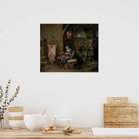 Sausage-making, 1651 poster (Küche)