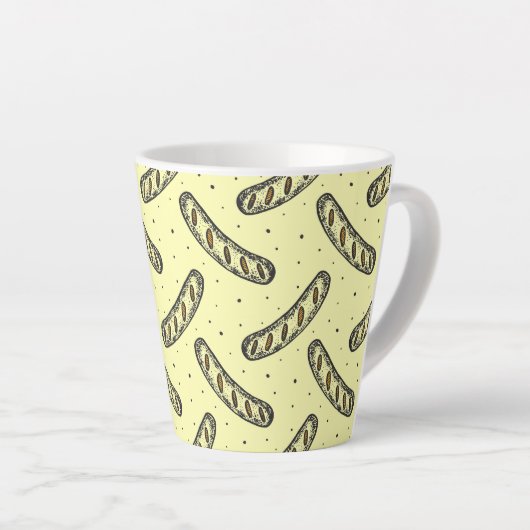 Sausage Pattern Milchtasse (Rechte Ecke)