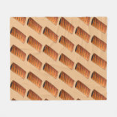 Sausage Roll British Savory Pastry Snack UK Fleecedecke (Vorderseite (Horizontal))