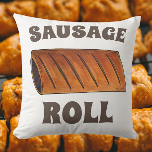 Sausage Roll British Savory Pastry Snack UK Kissen