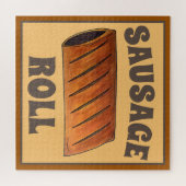 Sausage Roll British Savory Pastry Snack UK Puzzle (Horizontal)