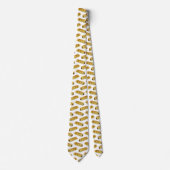 Sausage Roll Polka Dot Pattern Krawatte (Vorderseite)