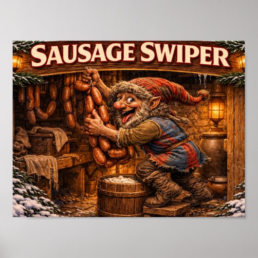 Sausage Swiper Yule Lad Poster (Vorne)