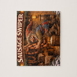 Sausage Swiper Yule Lad Rätsel Puzzle