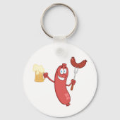 Sausages And Beer Schlüsselanhänger (Vorderseite)