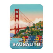 Sausalito California Magnet (Vertikal)