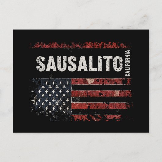 Sausalito California Postkarte (Vorderseite)