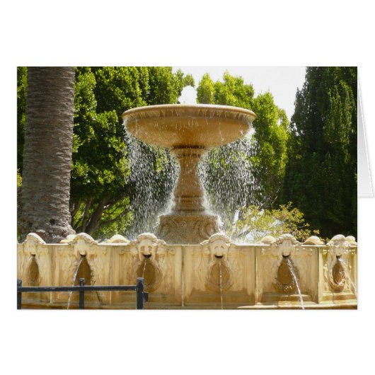 Sausalito Fountain California Travel Fotografy (Vorderseite (Horizontal))