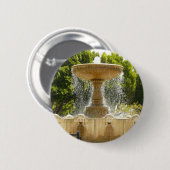 Sausalito Fountain California Travel Fotografy Button (Vorne & Hinten)