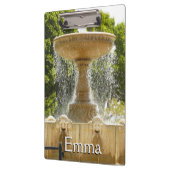 Sausalito Fountain California Travel Fotografy Klemmbrett (Links)