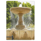 Sausalito Fountain California Travel Fotografy Klemmbrett (Rückseite)