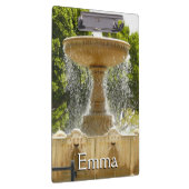 Sausalito Fountain California Travel Fotografy Klemmbrett (Rechts)