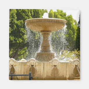 Sausalito Fountain California Travel Fotografy Magnet
