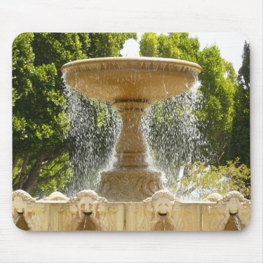 Sausalito Fountain California Travel Fotografy Mousepad (Vorne)