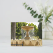 Sausalito Fountain California Travel Fotografy Postkarte (Stehend Vorderseite)