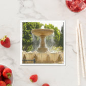 Sausalito Fountain California Travel Fotografy Serviette (Beispiel)