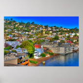 Sausalito Hillside Poster (Vorne)