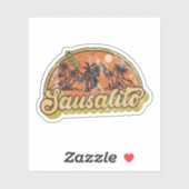 Sausalito, Kalifornien Aufkleber (Blatt)