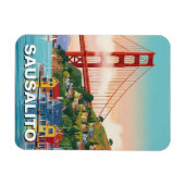 Sausalito Kalifornien Magnet (Horizontal)