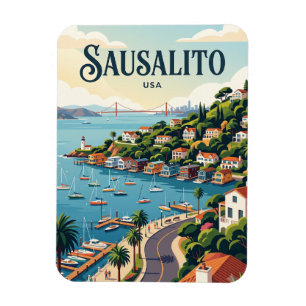 Sausalito, Kalifornien, USA Magnet