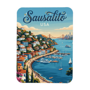 Sausalito, Kalifornien, USA Magnet