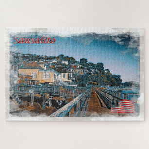 Sausalito - Promenade - Vereinigte Staaten - Puzzle