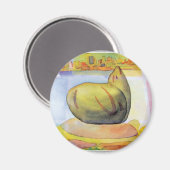 Sausalito-Seelöwe Magnet (Vorderseite/Rückseite)