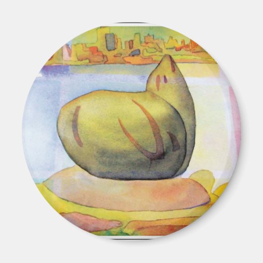 Sausalito-Seelöwe Magnet (Vorne)