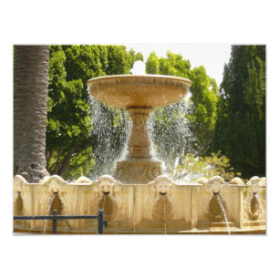 Sausalito Springbrunnen California Reisefotografie Fotodruck