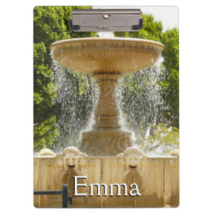 Sausalito Springbrunnen California Reisefotografie Klemmbrett