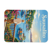 Sausalito USA Magnet (Horizontal)