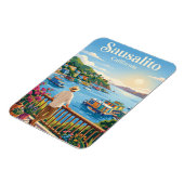 Sausalito USA Magnet (Linke Seite)