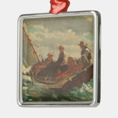 Sausen herauf (ein angemessener Wind) 1873-76 Silbernes Ornament (Links)