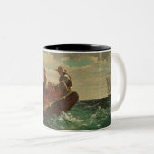 Sausen herauf (ein angemessener Wind) 1873-76 Zweifarbige Tasse (VorderseiteRechts)