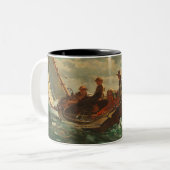 Sausen herauf (ein angemessener Wind) 1873-76 Zweifarbige Tasse (Vorderseite Links)