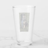 Saustralisch-blaues Merle-Sitzen Glas (Rückseite)