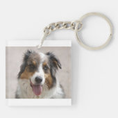 Saustralischer Hirtenhändler Schlüsselanhänger (Rückseite)