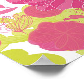 Sauterelle Blume Poster (Ecke)