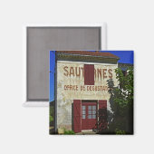Sauternes Office de Degustation (Weinprobe) Magnet (Vorderseite/Rückseite)