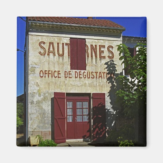Sauternes Office de Degustation (Weinprobe) Magnet (Vorne)