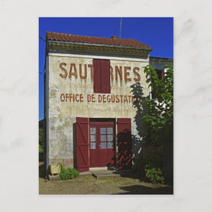 Sauternes Office de Degustation (Weinprobe) Postkarte