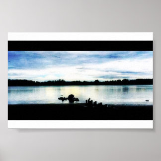 Sauvie's Island in Twilight Poster