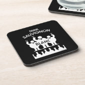 Sauvignon Blanc Wein Drinker Getränkeuntersetzer (Linke Seite)